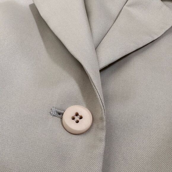 Amanda Smith‎ Pure Silk Ivory Blazer Top 2 Pieces Set Size 16 - Picture 5 of 9